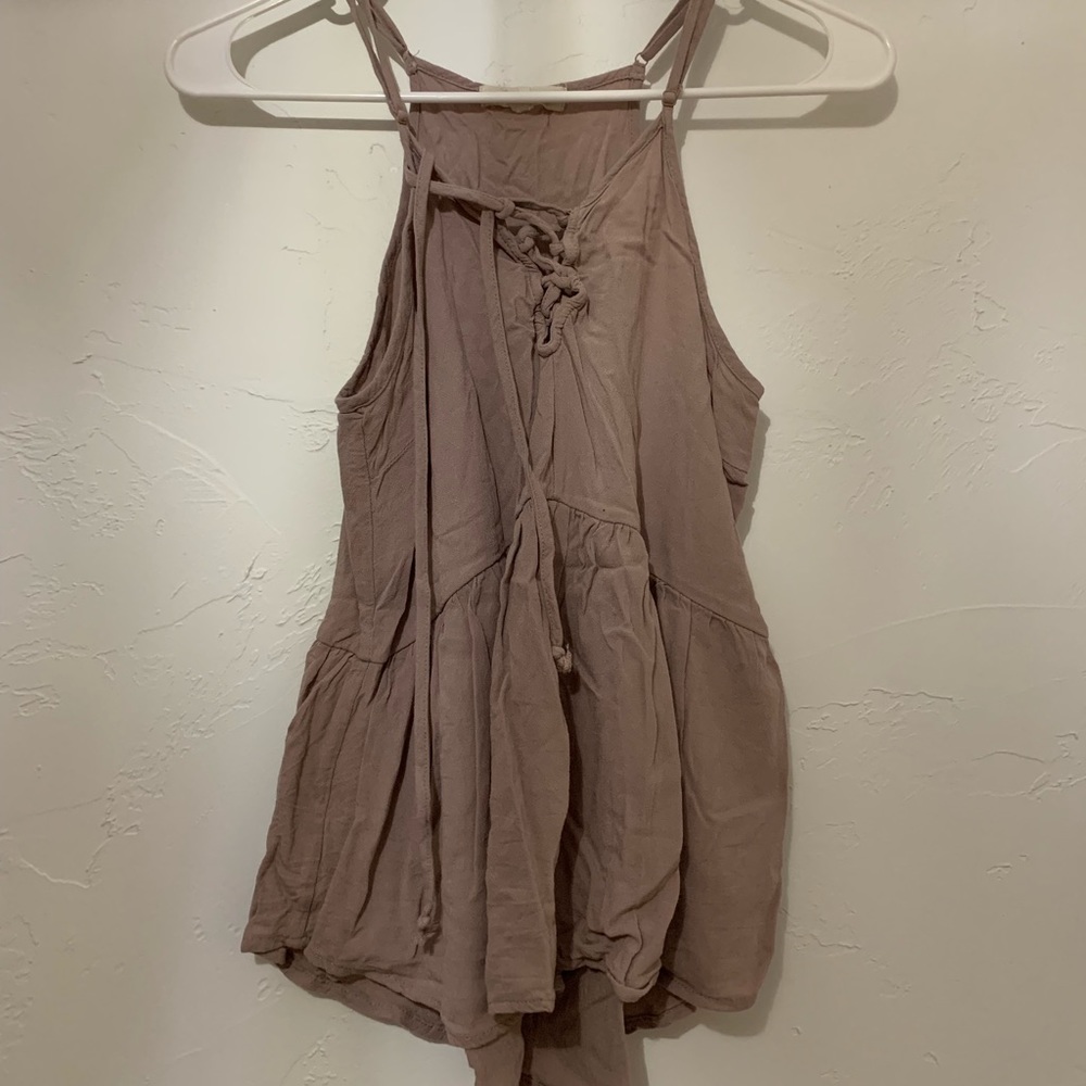 LA Hearts blush blouse tank top